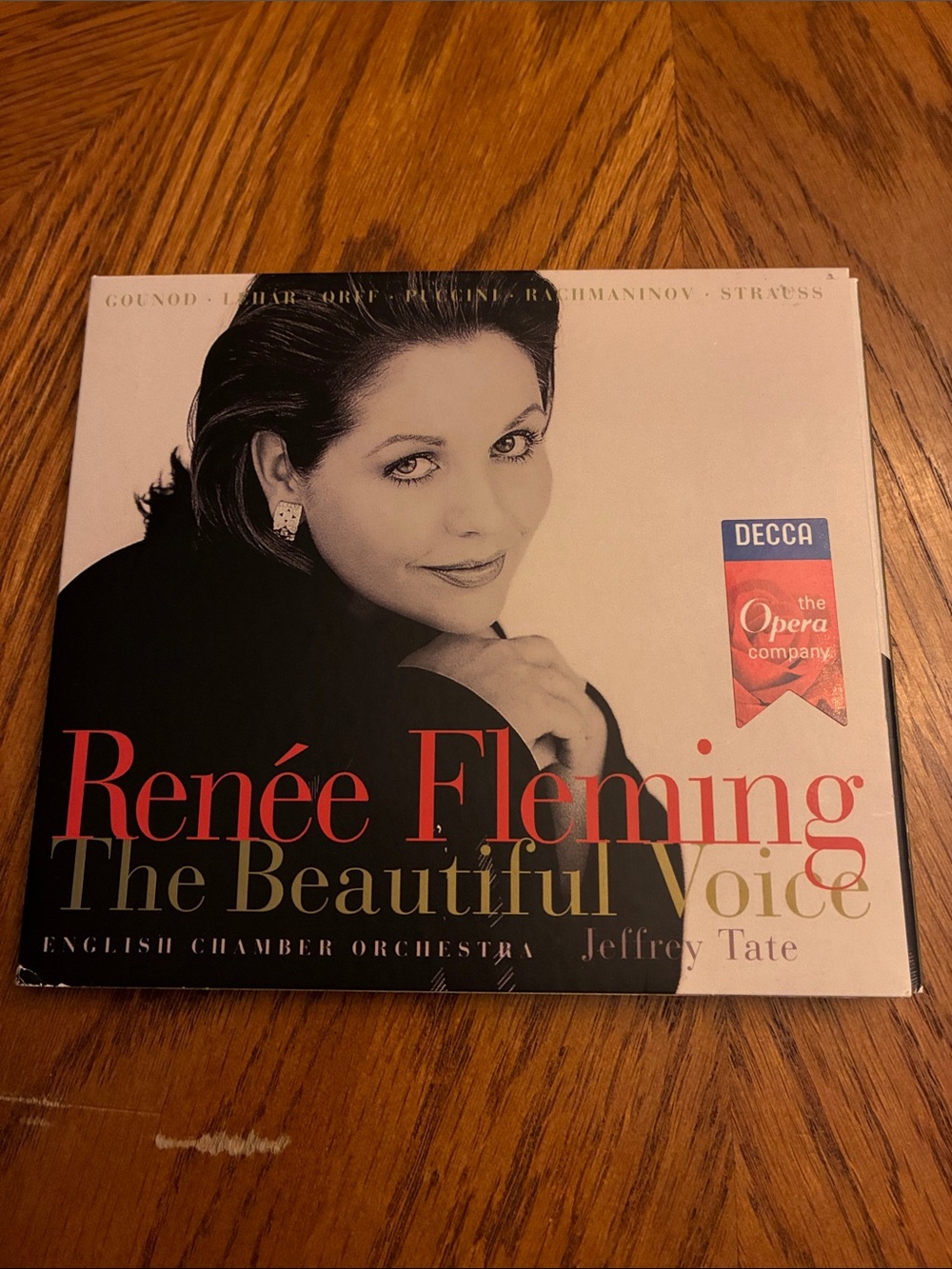 Renée Fleming The Beautiful Voice CD – Black & White Cover